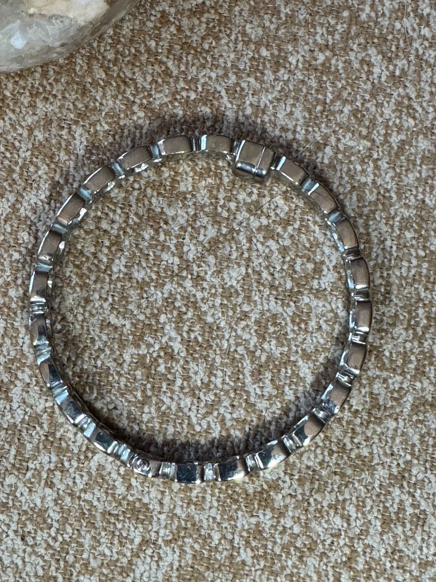Citrus Burst-Inspired Multi-Color Crystal Bracelet – Rhodium Tone