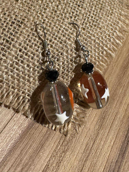 Retro Halloween Pumpkin Earrings 🎃