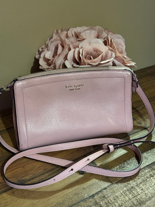 Kate Spade New York Knott Small Leather Crossbody – Light Pink