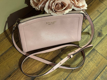 Kate Spade New York Knott Small Leather Crossbody – Light Pink