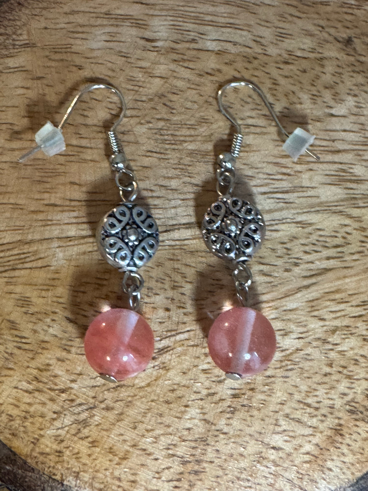 Silver Tone Dangle Earrings