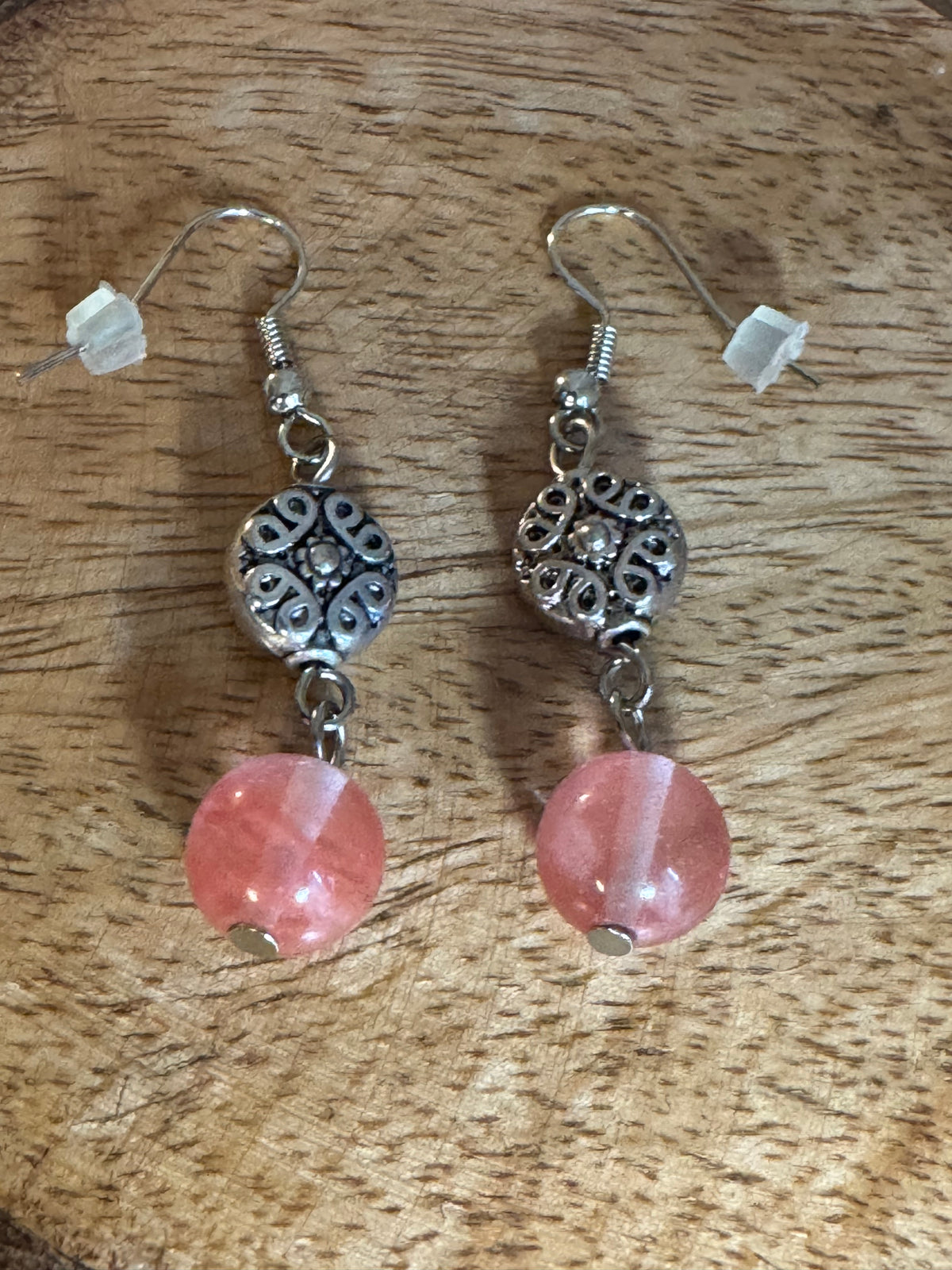 Silver Tone Dangle Earrings