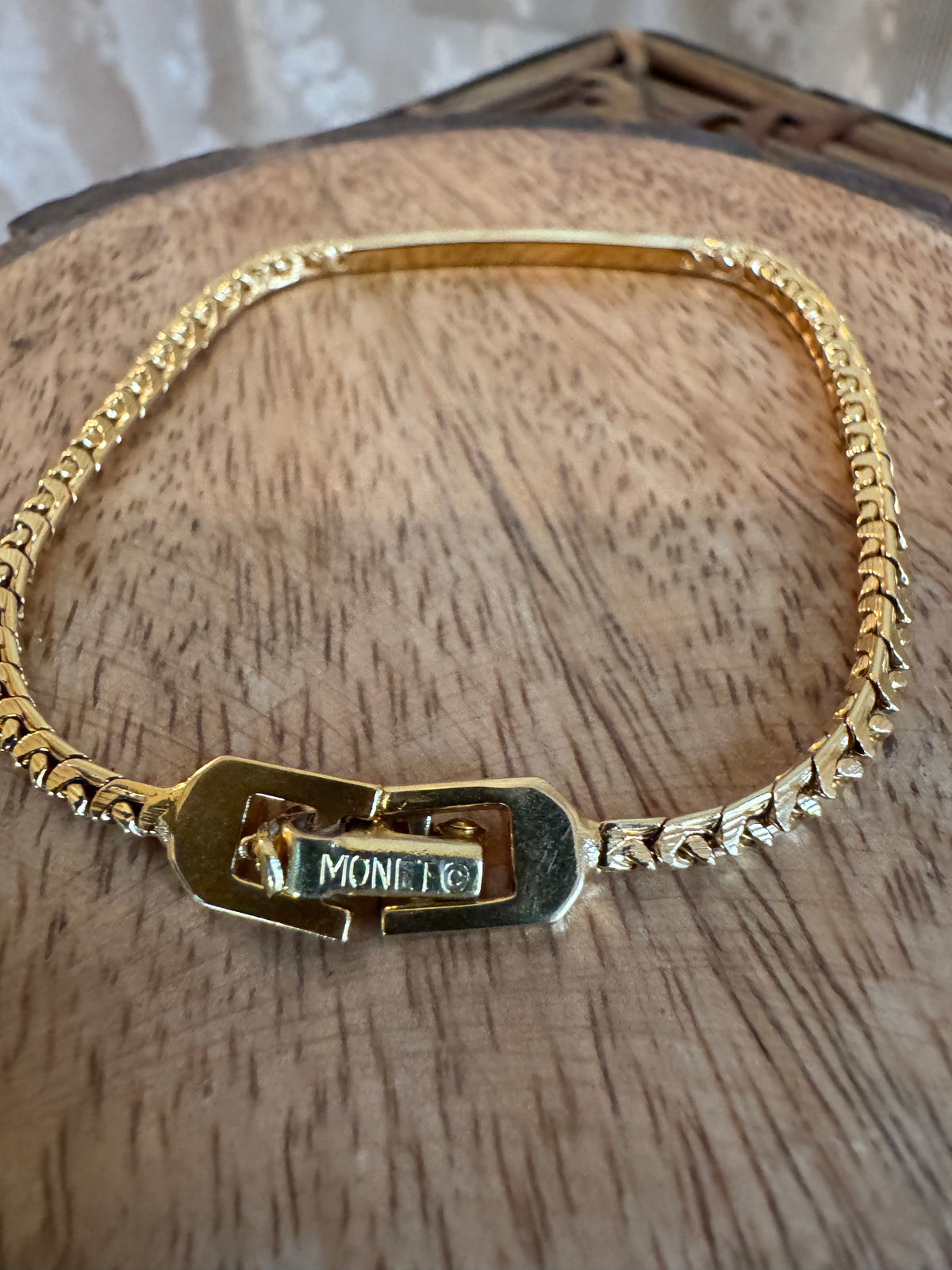 Vintage Signed Monet Bracelet