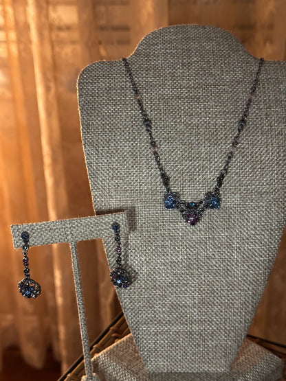 Vintage Inspired 1928 Brand Necklace and Earring Set