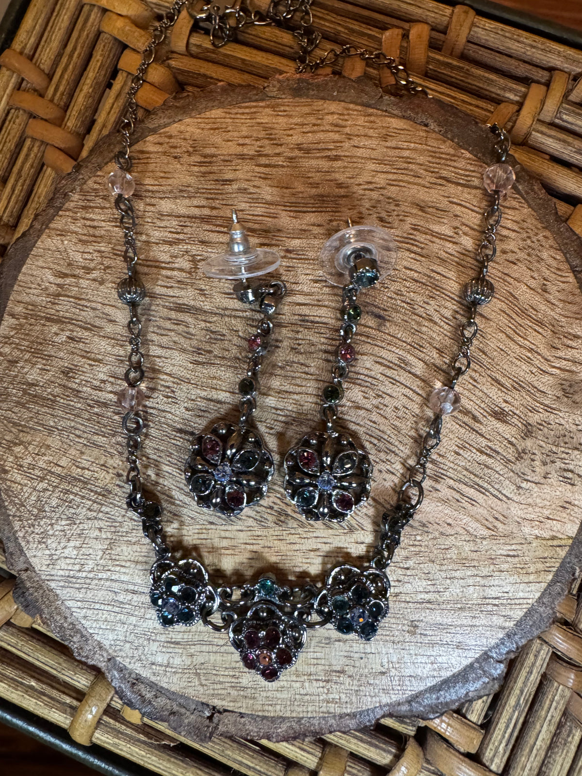 Vintage Inspired 1928 Brand Necklace and Earring Set