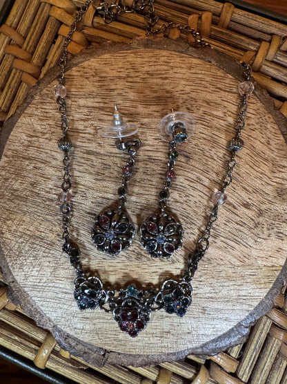 Vintage Inspired 1928 Brand Necklace and Earring Set