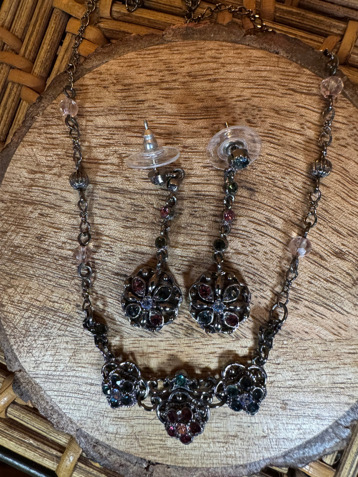 Vintage Inspired 1928 Brand Necklace and Earring Set