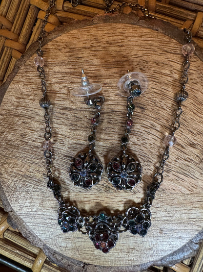 Vintage Inspired 1928 Brand Necklace and Earring Set