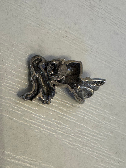Signed 727 Vintage Sterling Silver Knight Pin – Dated 1982 - Collector's Item