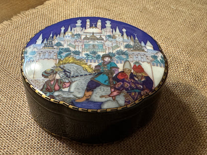 Heinrich Villeroy & Boch – “The Firebird” Fine Porcelain Trinket Box - Collectors Item!