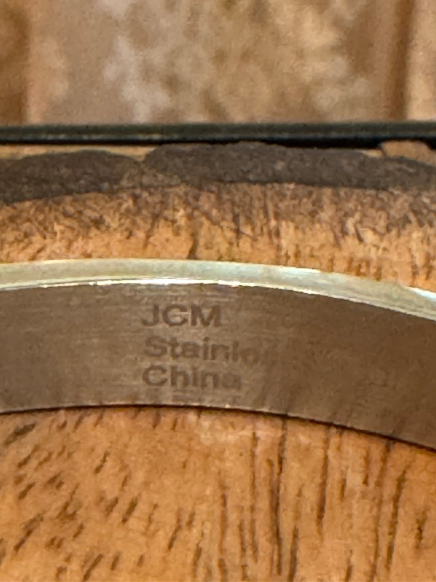 City Radiance: Signed JCM Crystal Hinged Bangle