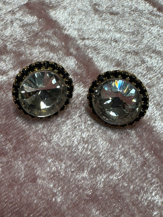 The Midnight Halo Crystal Studs
