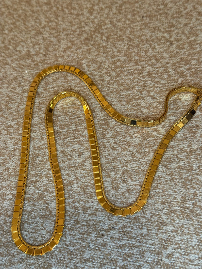 Vintage 24" Gold Tone Monet Necklace