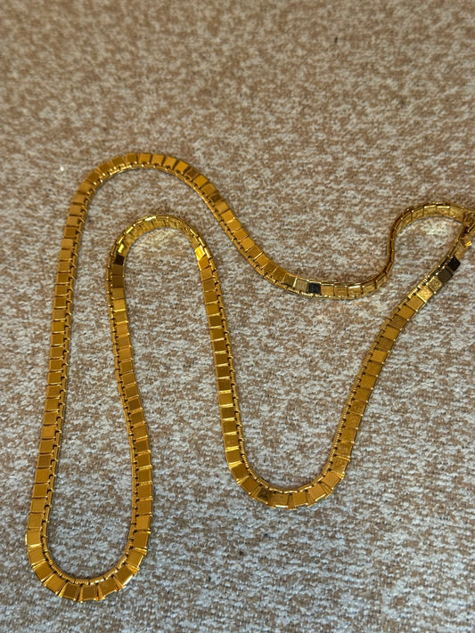 Vintage 24" Gold Tone Monet Necklace