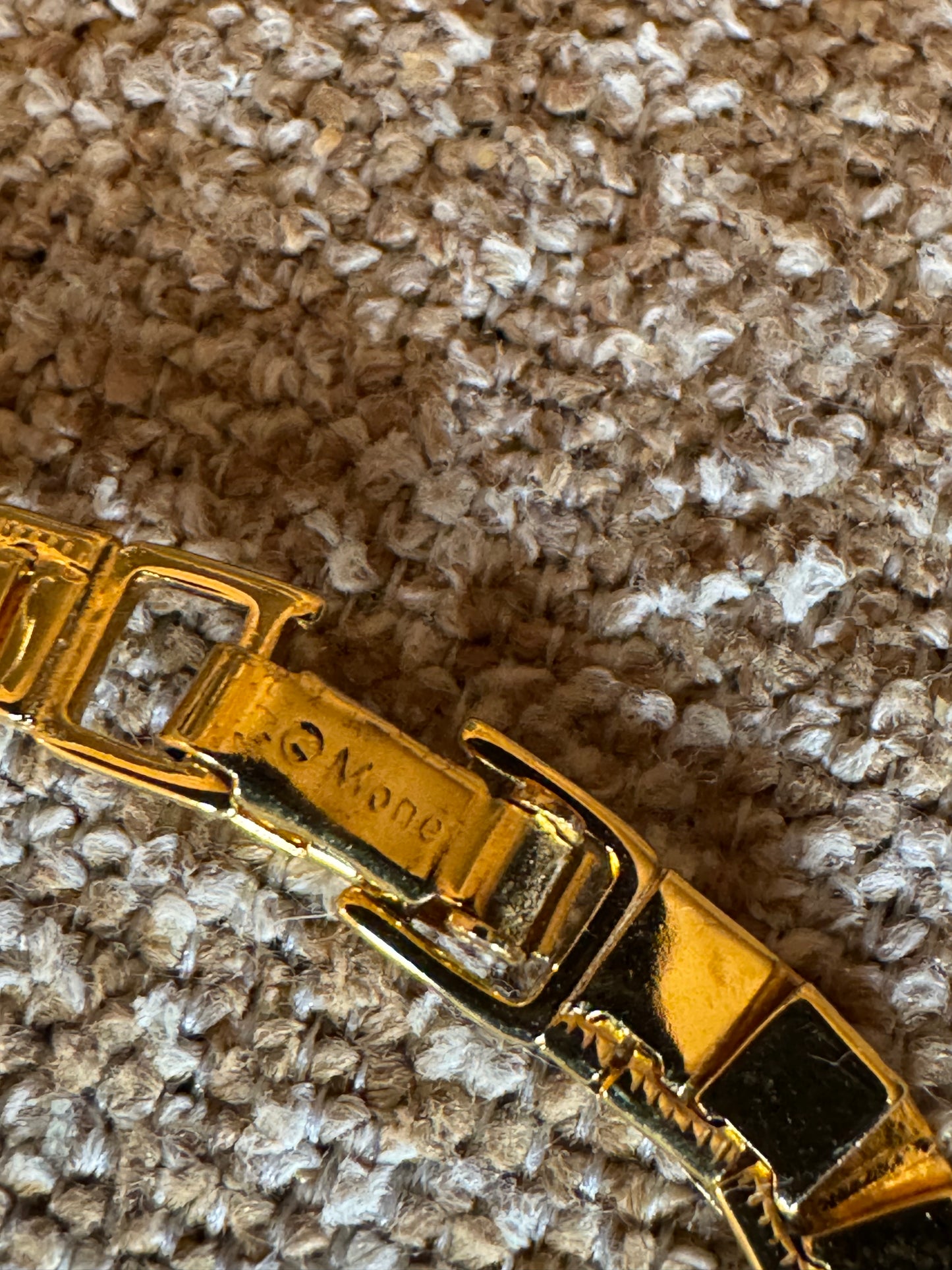 Vintage 24" Gold Tone Monet Necklace