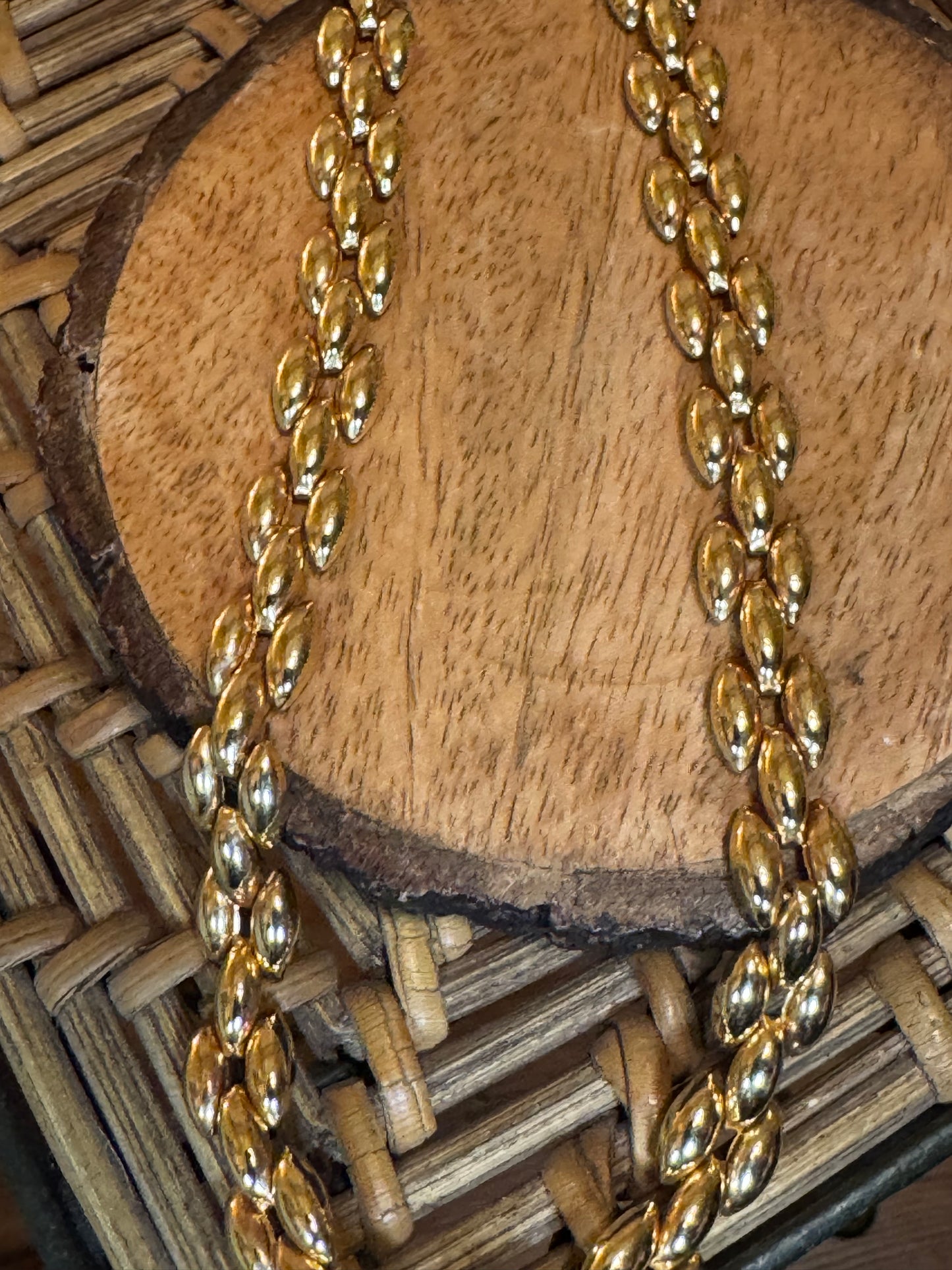 Gold Tone Monet Style Necklace