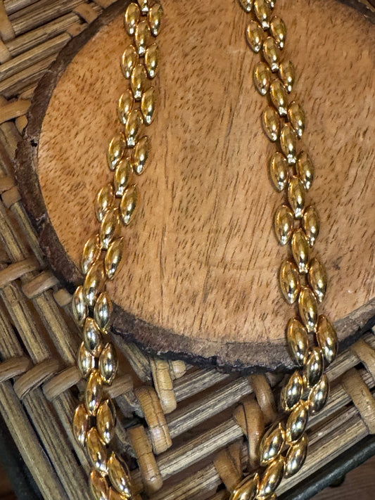 Gold Tone Monet Style Necklace