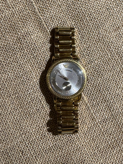 Emporio Armani AR‑0470 111012 - Gold‑Tone Ladies’ Watch with Mother‑of-Pearl Dial