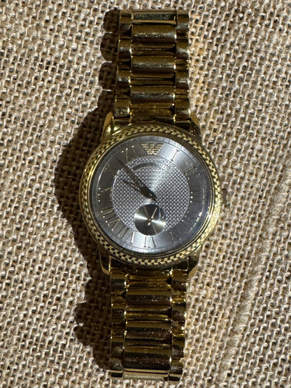 Emporio Armani AR‑0470 111012 - Gold‑Tone Ladies’ Watch with Mother‑of-Pearl Dial