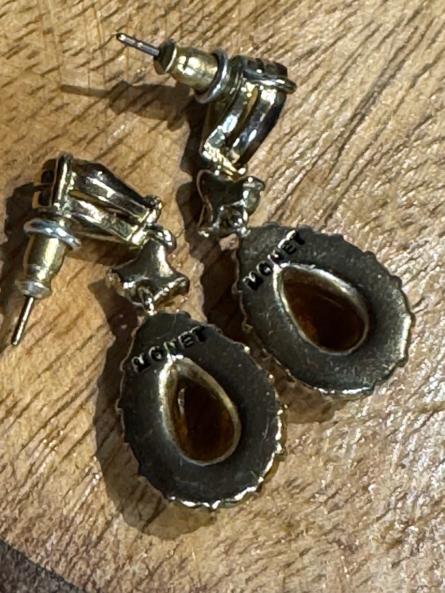 Vintage Janice Girardi Sterling Silver Amethyst & Pearl Drop Earrings ✨
