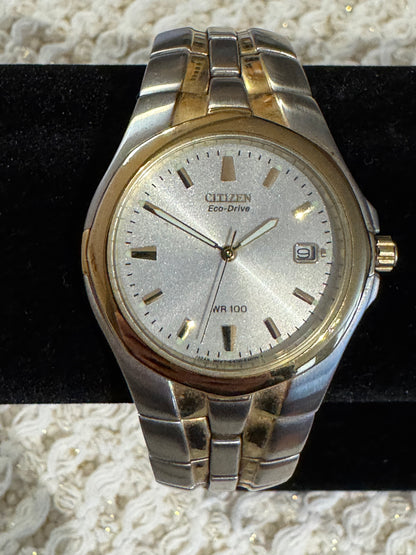 Men's Citizen Eco-Drive Two-Tone Stainless Steel Watch