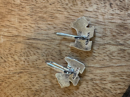 Agatha Paris 925 Silver Scottie Dog Earrings, Classic French Designer Vintage