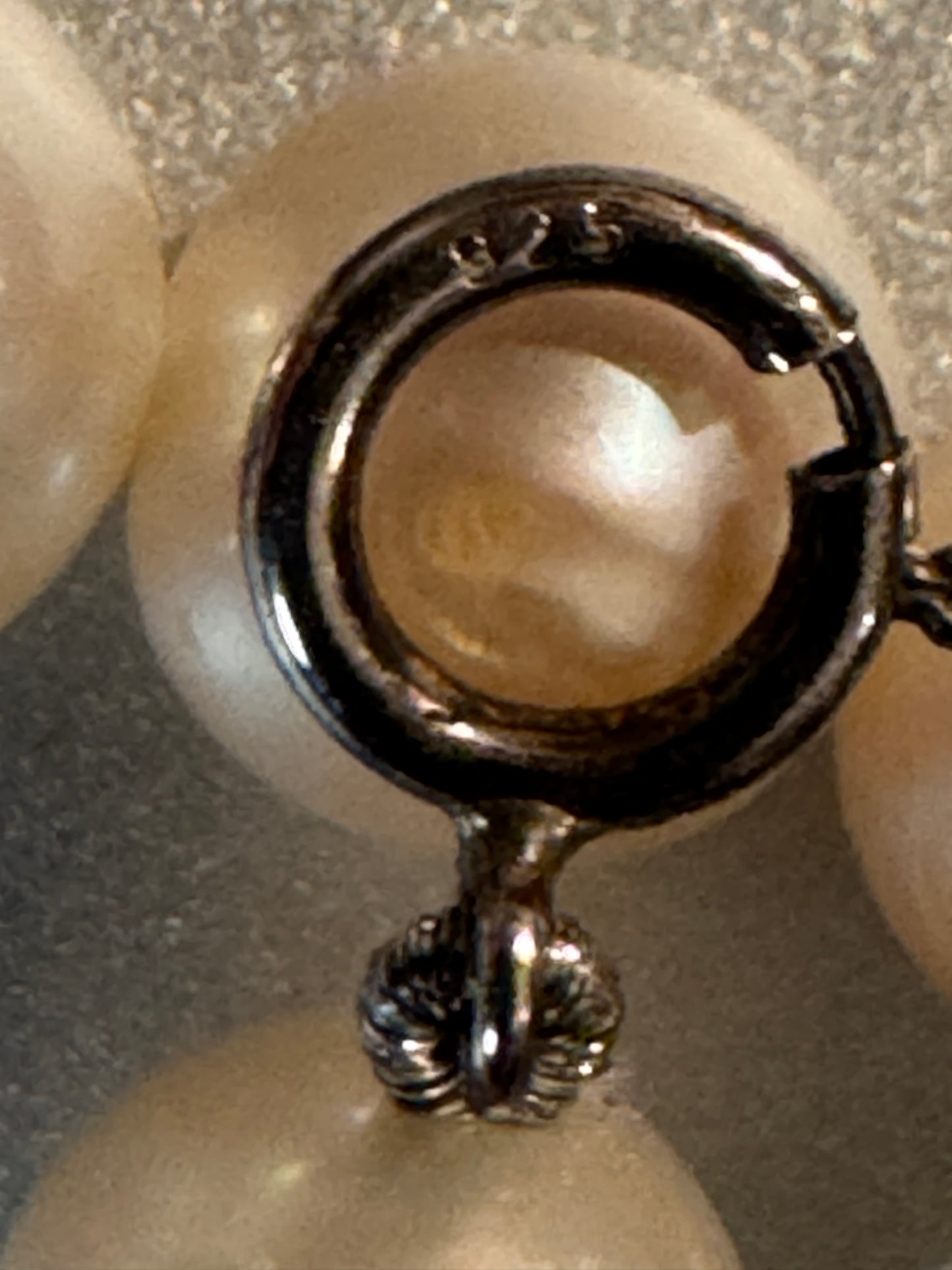 Exquisite Vintage Strand of Freshwater Cultured Pearls featuring a Sterling Silver (marked 925) Clasp