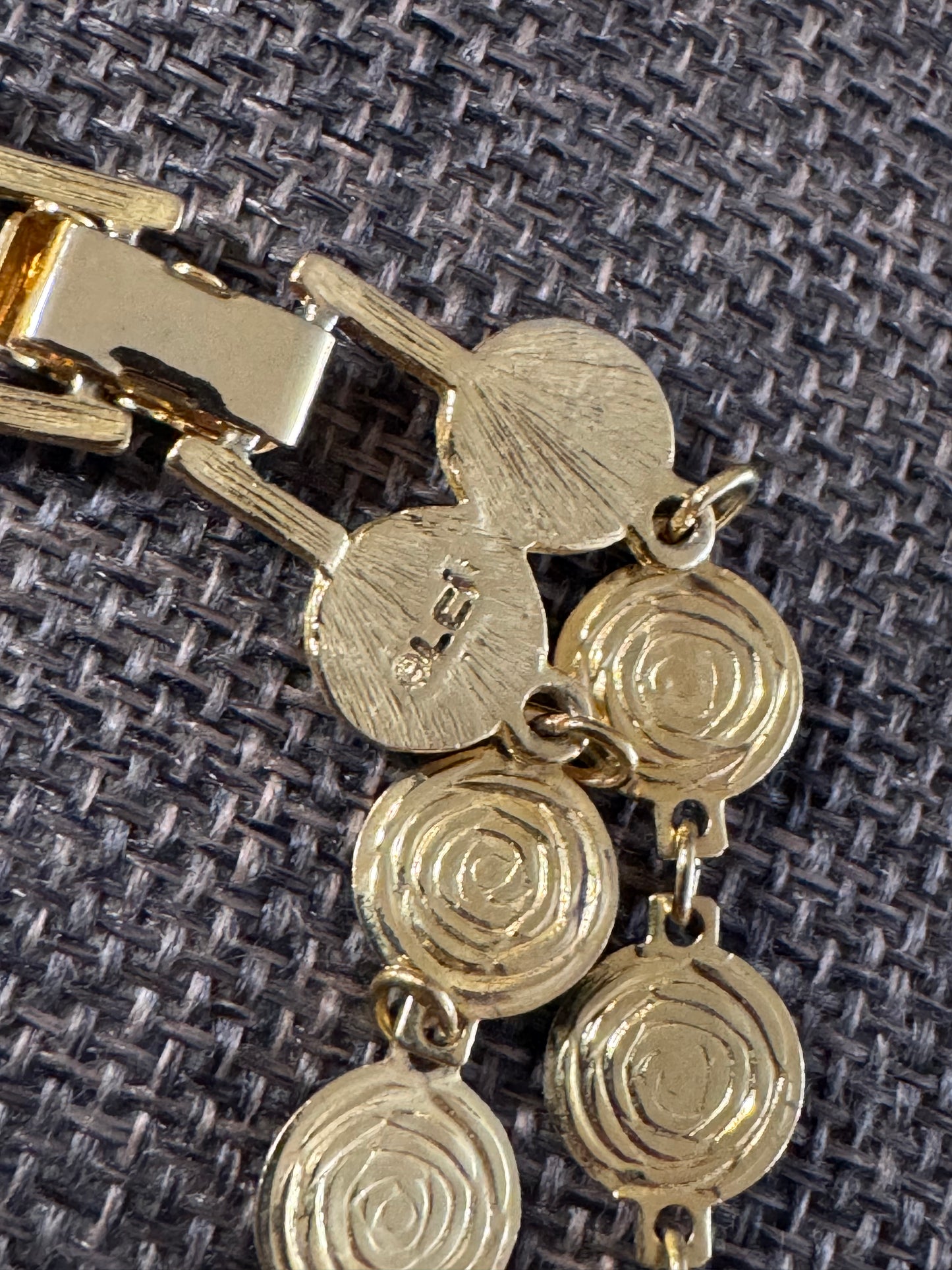Vintage Liz Claiborne Two-Strand Mini Medallion Necklace