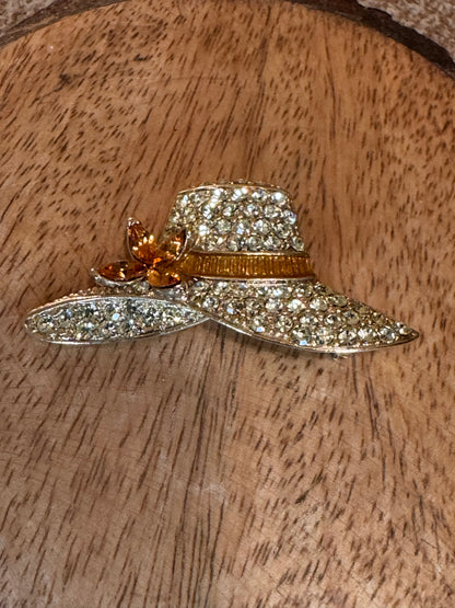 Vintage Monet Hat Brooch