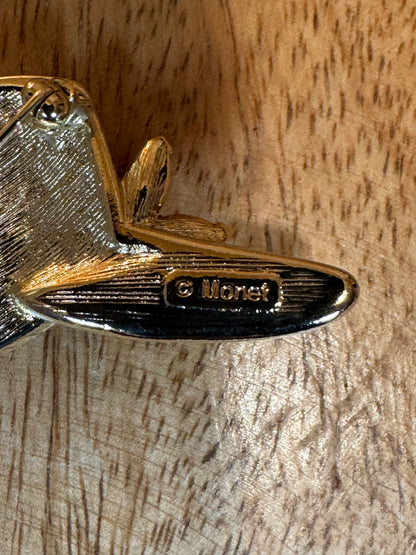 Vintage Monet Hat Brooch