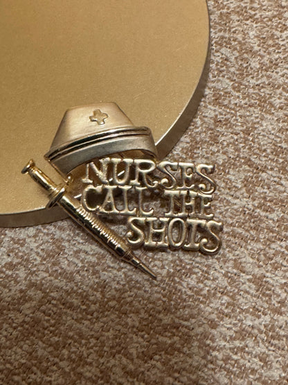 Signed Danecroft Nurses Call The Shots Brooch