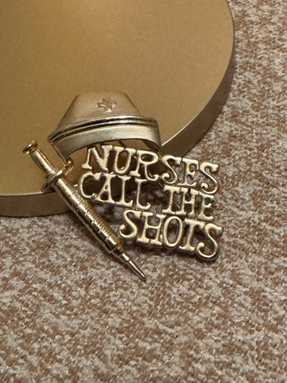 Signed Danecroft Nurses Call The Shots Brooch