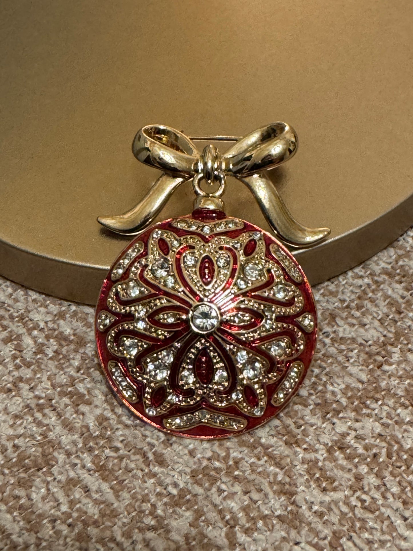 Vintage Signed Monet Brooch