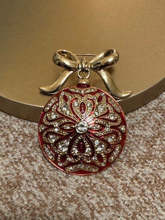 Vintage Signed Monet Brooch