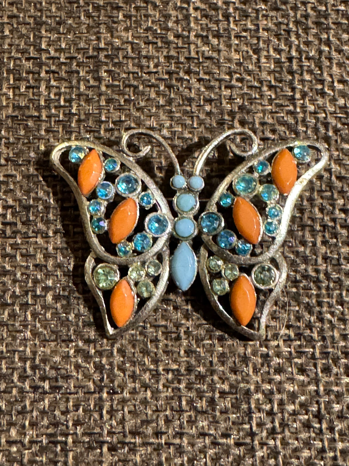 Erica Lyons Butterfly Brooch | Crystal and Cabochon Design