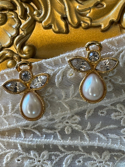 Vintage Avon Angel Motif Earrings