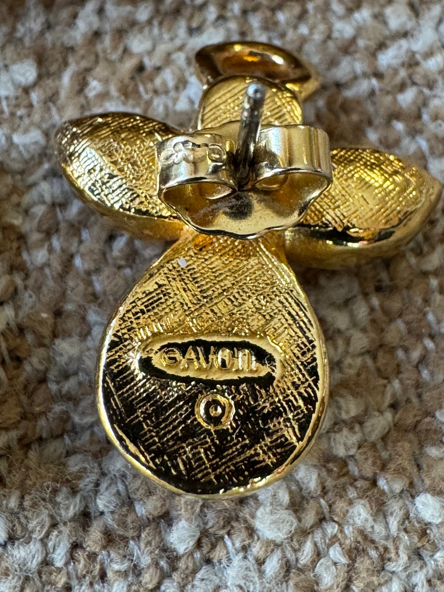 Vintage Avon Angel Motif Earrings