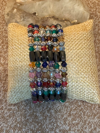 Multi-Color Magnetic Hematite Wrap Bracelet – Versatile Jewelry Strand