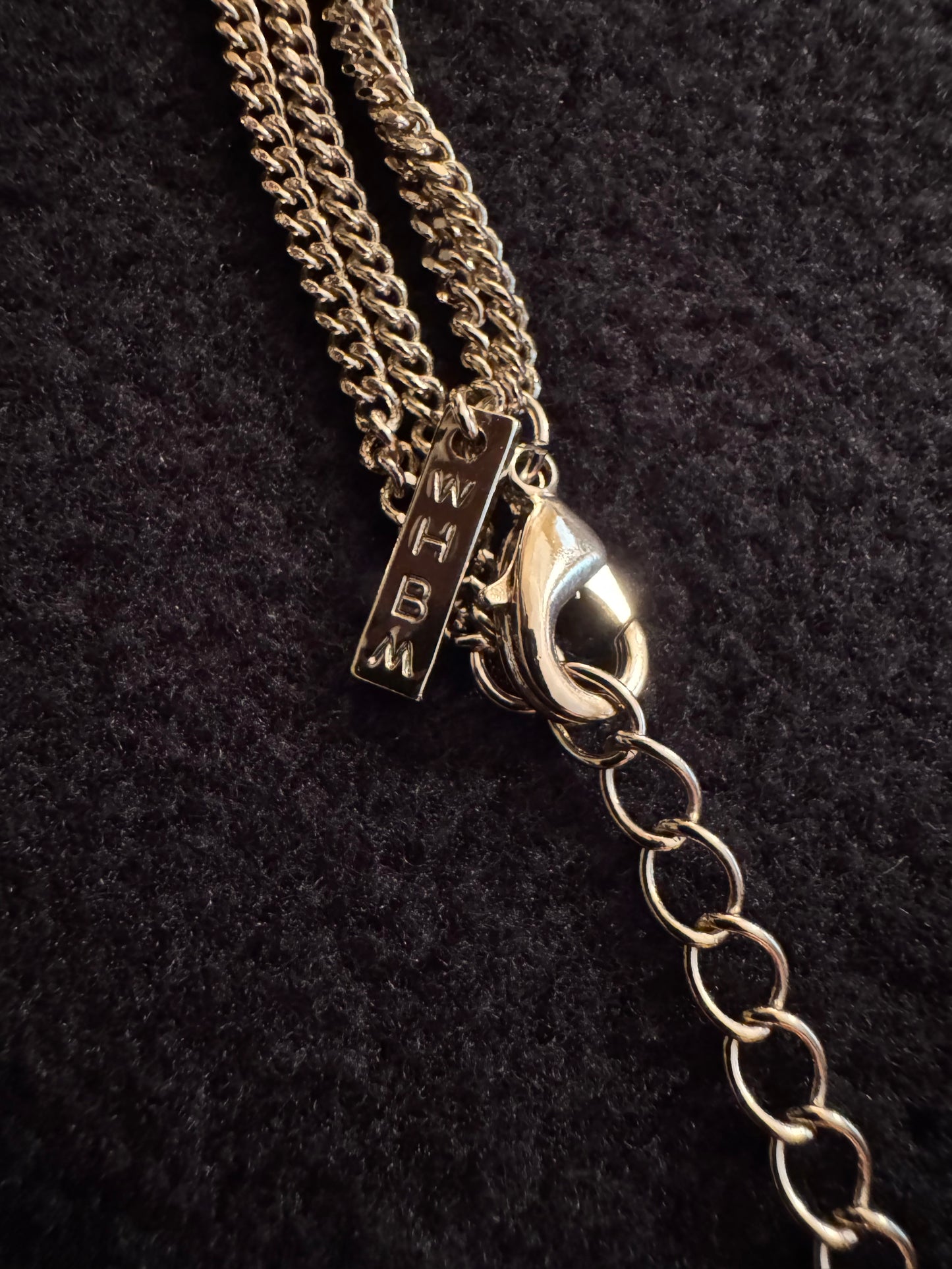 Signed White House Black Market 24" Gold-Tone Multi-Strand Tassel Necklace