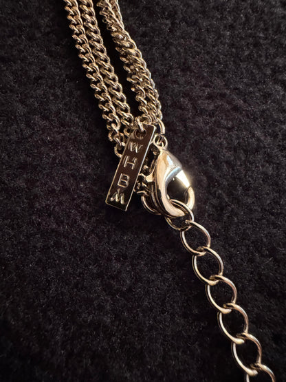 Signed White House Black Market 24" Gold-Tone Multi-Strand Tassel Necklace