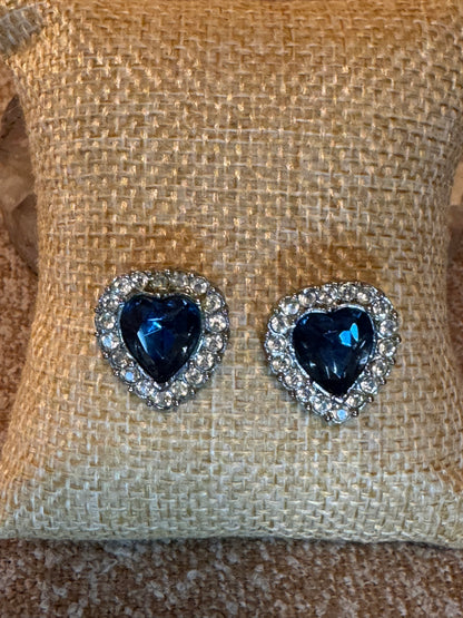 1998 O.S. “Heart of the Ocean” Titanic earrings