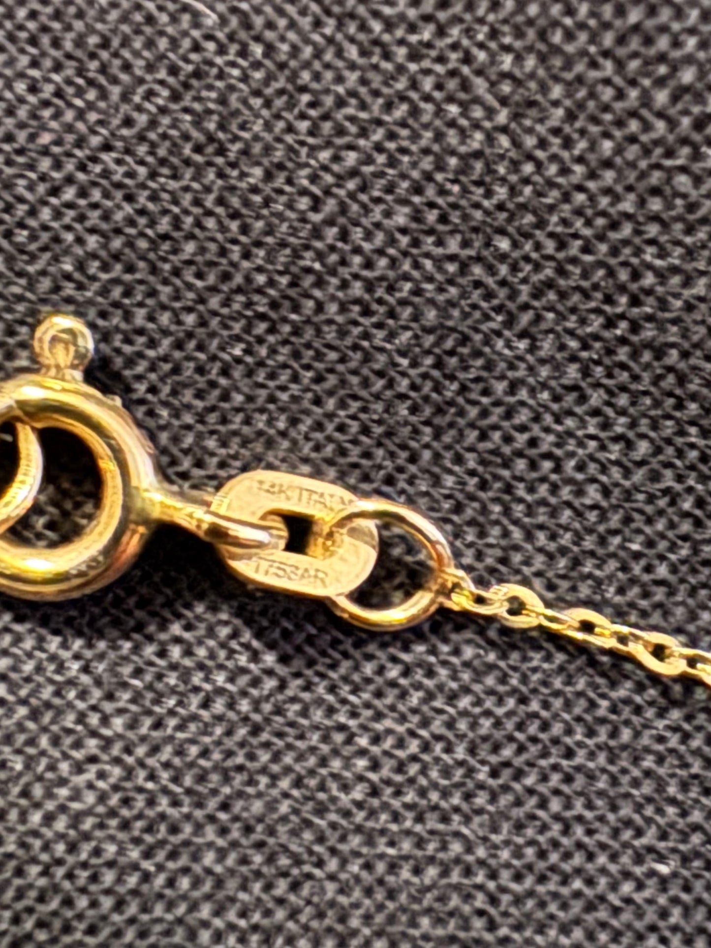 14K ITALY Gold Infinity “Love” Necklace – 20" Chain