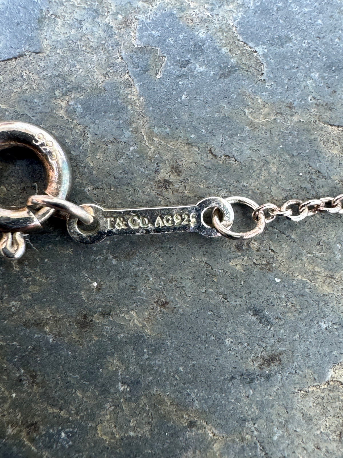 Vintage Tiffany & Co. Paloma Picasso Sterling Silver "XOXO" Graffiti Necklace