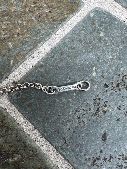 Authentic Tiffany & Co. Paloma Picasso Sterling Silver Graffiti "Love" Bracelet