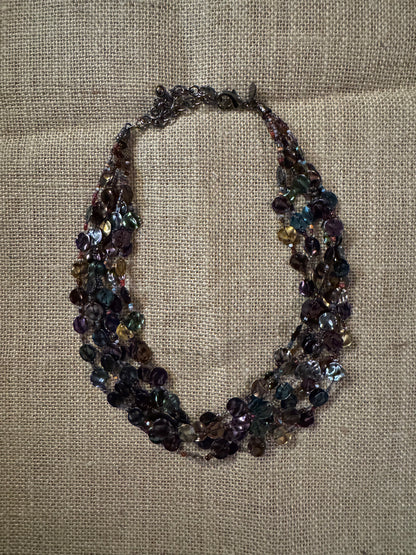 Vintage Chico’s 20" Multi-Strand Bib Necklace