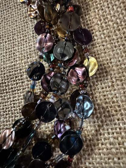 Vintage Chico’s 20" Multi-Strand Bib Necklace